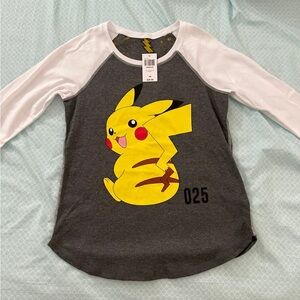 Pikachu Raglan Shirt